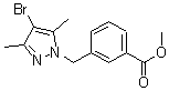 CAS#: 175203-23-3, 3-[(4-Bromo-3,5-Dimethyl-1H-Pyrazol-1-Yl)Methyl]-Benzoic Acid Methyl Ester