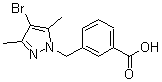 CAS#: 175203-24-4, 3-[(4-Bromo-3,5-Dimethyl-1H-Pyrazol-1-Yl)Methyl]-Benzoic Acid