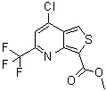 CAS 登录号：175203-39-1， 4-氯-2-(三氟甲基)噻吩并[3,4-b]吡啶-7-羧酸甲酯