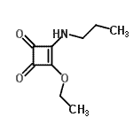 CAS 登录号：175204-29-2， 3-乙氧基-4-(丙基氨基)-3-环丁烯-1,2-二酮