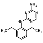 CAS 登录号：175204-33-8， N-(2,6-二乙基苯基)-1,3,5-三嗪-2,4-二胺
