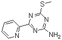 CAS 登录号：175204-53-2， 4-(甲硫基)-6-(2-吡啶基)-1,3,5-三嗪-2-胺