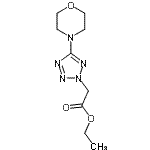 CAS 登录号：175205-05-7， 乙基[5-(4-吗啉基)-2H-四唑-2-基]乙酸酯
