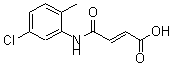 CAS 登录号：175205-20-6， 4-[(5-氯-2-甲基苯基)氨基]-4-氧代-2-丁烯酸