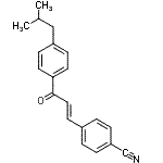CAS#: 175205-29-5, 4-[(1E)-3-(4-Isobutylphenyl)-3-Oxo-1-Propen-1-Yl]Benzonitrile