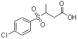 CAS#: 175205-43-3, 3-[(4-Chlorophenyl)Sulfonyl]Butanoic Acid