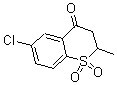 CAS#: 175205-44-4, 6-Chloro-2,3-Dihydro-2-Methyl-4H-1-Benzothiopyran-4-One 1,1-Dioxide