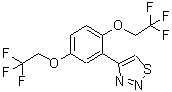 CAS 登录号：175205-47-7， 4-[2,5-二(2,2,2-三氟乙氧基)苯基]-1,2,3-噻二唑