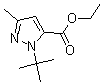 CAS#: 175277-08-4, 1-(1,1-Dimethylethyl)-3-Methyl-1H-Pyrazole-5-carboxylic Acid Ethyl Ester