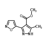 CAS#: 175277-15-3, Methyl 5-Methyl-3-(1,2-Oxazol-5-Yl)-1H-Pyrazole-4-Carboxylate