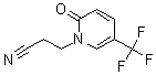 CAS 登录号：175277-71-1， 1-(2-氰基乙基)-5-(三氟甲基)吡啶-2(1H)-酮