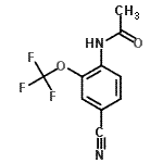 CAS 登录号：175278-19-0， N-[4-氰基-2-(三氟甲氧基)苯基]乙酰胺