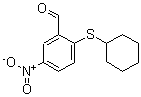 CAS#: 175278-46-3, 2-(Cyclohexylthio)-5-Nitro-Benzaldehyde