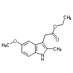 CAS#: 17536-38-8, Ethyl (5-Methoxy-2-Methyl-1H-Indol-3-Yl)Acetate