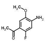 CAS 登录号：175711-82-7， 1-(4-氨基-2-氟-5-甲氧基-苯基)乙酮