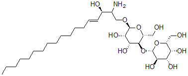 CAS 登录号：17574-05-9， 乳糖酰基鞘氨醇