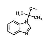 CAS 登录号：17582-96-6， 1-(2-甲基-2-丙基)-1H-苯并咪唑