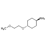CAS 登录号：175867-01-3， 反式-4-(2-甲氧基乙氧基)环己胺