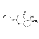 CAS#: 175889-15-3, (3S,4aR,7R,7aS)-3-Ethoxy-7-Hydroxy-7-Methylhexahydrocyclopenta[c]Pyran-1(3H)-One