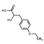 CAS 登录号：175897-65-1， 3-(4-乙氧基苯基)-2-羟基丙酸