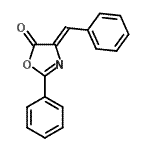 CAS#: 17606-70-1, (4Z)-4-Benzylidene-2-Phenyl-1,3-Oxazol-5(4H)-One