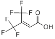 CAS 登录号：1763-28-6， 4,4,4-三氟-3-(三氟甲基)-2-丁烯酸