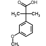 CAS 登录号：17653-94-0， 2-(3-甲氧基苯基)-2-甲基丙酸