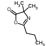 CAS#: 176664-98-5, 4,4-Dimethyl-2-Propyl-Oxazol-5-One