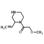 CAS 登录号：176851-76-6， 2-甲氧基-1-(2-乙烯基-1-哌嗪基)乙酮