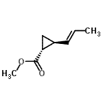 CAS#: 176852-12-3, Methyl (1R,2S)-2-[(1E)-1-Propen-1-Yl]Cyclopropanecarboxylate