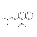 CAS 登录号：176853-40-0， (E)-N,N-二甲基-2-(1-硝基-2-萘基)乙烯胺