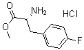 CAS#: 176896-72-3, 4-Fluoro-D-Phenylalanine Methyl Ester Hydrochloride