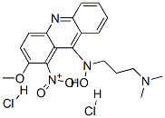 CAS 登录号：176915-28-9， N-(3-二甲基氨基丙基)-N-(2-甲氧基-1-硝基吖啶-9-基)羟胺二盐酸盐