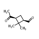 CAS#: 177316-72-2, (1R,3S)-3-Acetyl-2,2-Dimethylcyclobutanecarbaldehyde