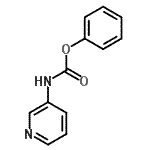 CAS 登录号：17738-06-6， 苯基3-吡啶基氨基甲酸酯