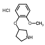 CAS 登录号：17741-15-0， 3-(2-甲氧基苯氧基)吡咯烷盐酸盐(1:1)