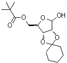 CAS 登录号：177414-98-1， 2,3-O-1,1-环己烷二基-5-O-(2,2-二甲基丙烷酰基)-D-呋喃核糖