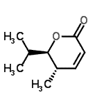 CAS 登录号：177469-19-1， (5S,6R)-6-异丙基-5-甲基-5,6-二氢-2H-吡喃-2-酮