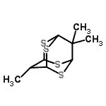 CAS#: 17749-64-3, 9,9,10-Trimethyl-2,4,6,8-Tetrathiatricyclo[3.3.1.1<Sup>3,7</Sup>]Decane