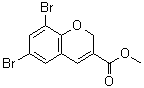 CAS 登录号：177496-81-0， 6,8-二溴-2H-苯并吡喃-3-羧酸甲酯