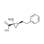 CAS 登录号：177540-27-1， (1S,2S)-1-氨基-2-(2-苯基乙基)环丙烷羧酸