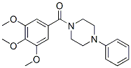 CAS 登录号：17766-63-1， 1-苯基-4-(3,4,5-三甲氧基苯甲酰基)哌嗪