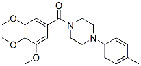 CAS 登录号：17766-75-5， 1-(对甲苯基)-4-(3,4,5-三甲氧基苯甲酰基)哌嗪