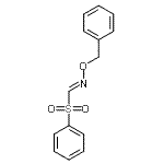 CAS 登录号：177750-79-7， (E)-N-(苄氧基)-1-(苯磺酰基)甲亚胺