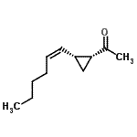 CAS#: 177853-64-4, 1-{(1R,2R)-2-[(1Z)-1-Hexen-1-Yl]Cyclopropyl}Ethanone