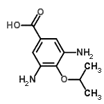 CAS 登录号：177960-36-0， 3,5-二氨基-4-异丙氧基-苯甲酸