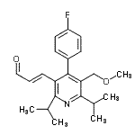 CAS 登录号：177964-68-0， (2E)-3-[4-(4-氟苯基)-2,6-二异丙基-5-(甲氧基甲基)-3-吡啶基]丙烯醛