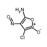 CAS 登录号：1782-24-7， 3-氯-4-亚硝基-1,2-恶唑-5-胺2-氧化物