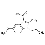 CAS#: 17826-24-3, 5-Methoxy-2-Methyl-1-Propyl-1H-Indole-3-Carboxylic Acid