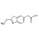 CAS#: 178487-06-4, (2-Methoxy-1,3-Benzothiazol-6-Yl)Acetic Acid